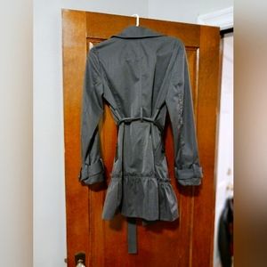 Women's Trench Coat with cute ruffles